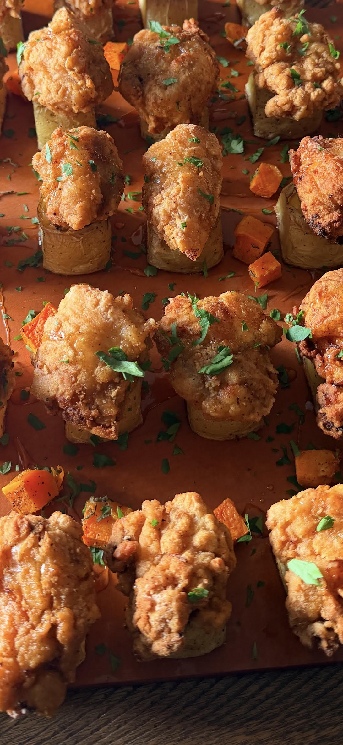 Mediterranean course from a private dinner by charles giangarra in Bay Ridge