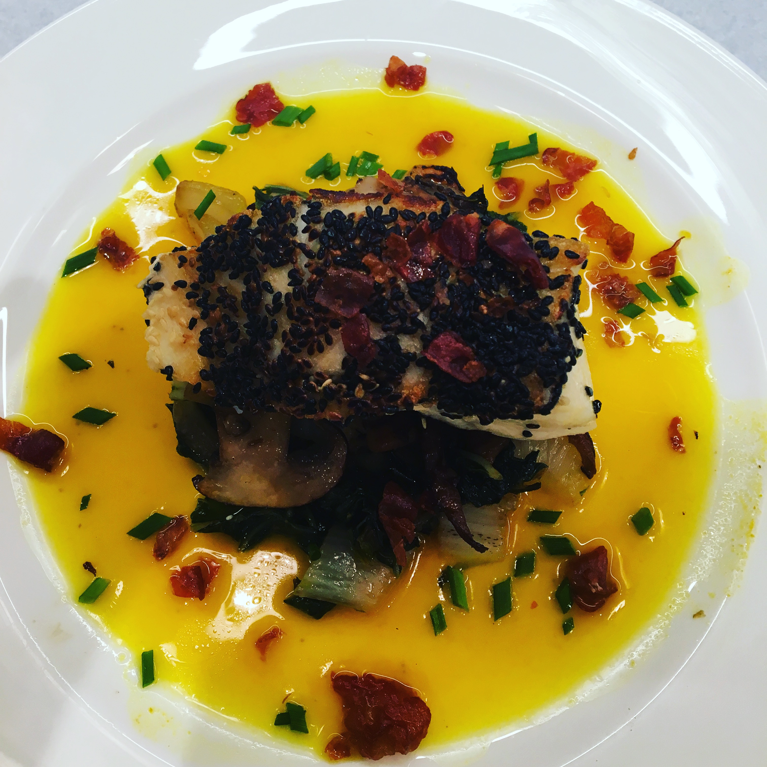 Mediterranean course from a private dinner by charles giangarra in Bay Ridge